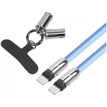 TB 2-in-1 USB-C cable, 1m, blue AKTBXKUCCSMY10N