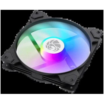 Korpusa ventilators GameMax FN14A-S5 — melns, mode