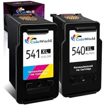 540 541 XL printeru kasetnes, ColoWorld PG-540XL C