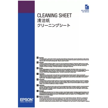 Drukāšanas tīrīšanas lapa Epson Cleaning sheet — p