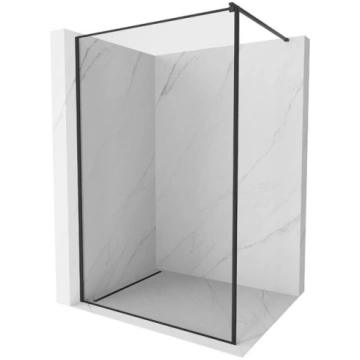 Mexen Kioto dušas siena Walk-in 90 x 200 cm, melns