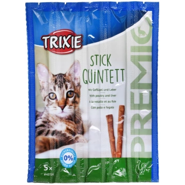 Kārumi kaķiem Trixie Premio Sticks Poultry & Liver