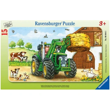 puzle ravensburger plate 15 gab traktors