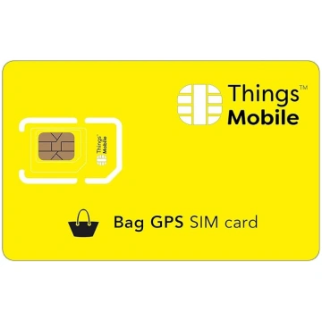 BAG GPS TRACKER SIM karte - Things Mobile - ar glo