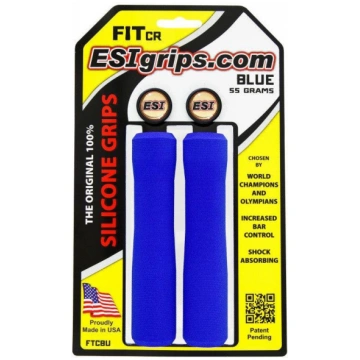 Stūres rokturi ESI FIT CR blue GRIP707