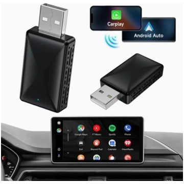 Bezvadu CarPlay un Android Auto adapteris Nav norā