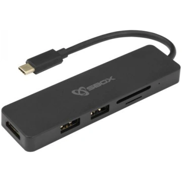 Sbox TCA-51 USB Type-C->HDMI/USB-3.0/SD+TF | T-MLX