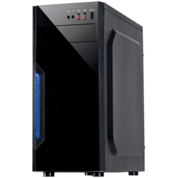 Chassis INTER-TECH B-42 Black Midi Tower, ATX, 2xU