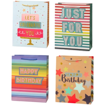 Birthday Gift Bag Happy Birthday 23 x 18 x 10cm