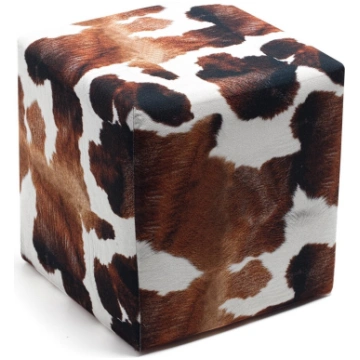 Pufs Hanah Home Milky 825BLC1223, brūna krās./balt