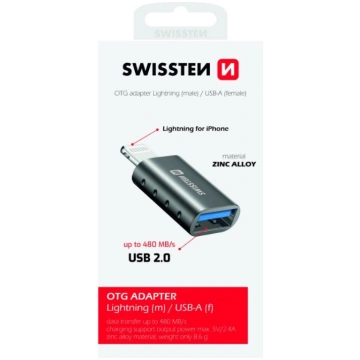 Swissten OTG Lightning to USB Adapter 55500300