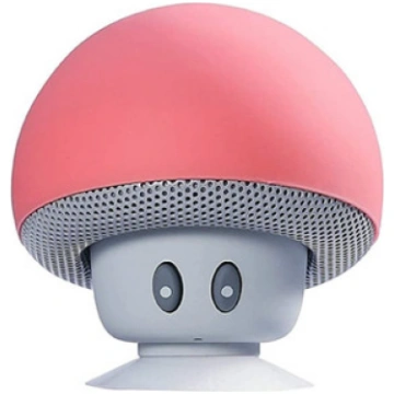 Mini Mushroom Wireless Bluetooth Speaker - Pink