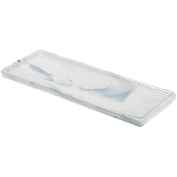 QUARKZMAN Marmor Tablett Für Badezimmer 9 Zoll Kle