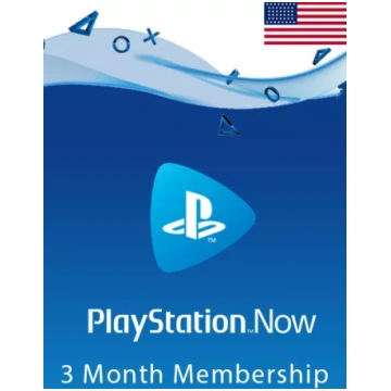USA PlayStation Now 3 Mēneša Abonements MISSING