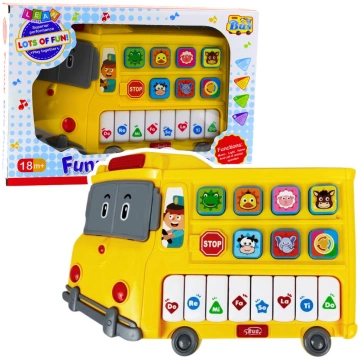 Interaktīva rotaļlieta, klavieres, autobuss Lean T