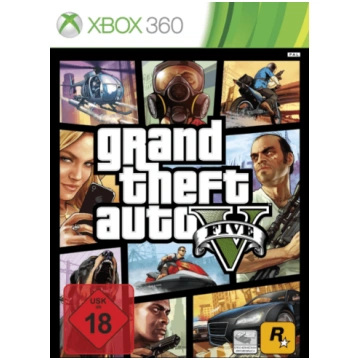 Lietots - Xbox 360 Grand Theft Auto V (GTA 5)