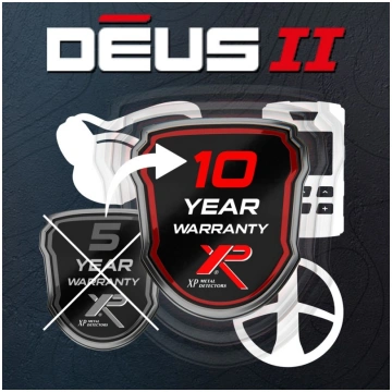 XP DEUS 2 10 gadu garantija elektronikai (5+5) XP 