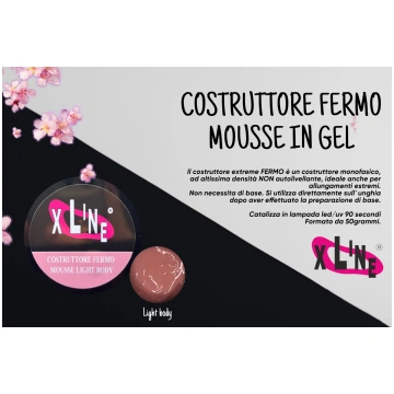 XLINE COSTRUTTORE FERMO MOUSSE IN GEL LIGHT BODY 5