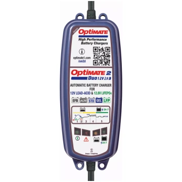 Tecmate Optimate 2 Duo akumulatoru lādētājs