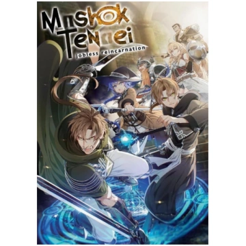 1000 gabaliņu japāņu anime plakāts "Mushoku Tensei