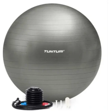 Tunturi vingrošanas bumba 55-90 cm, sudraba krāsā,