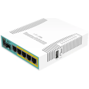 Mikrotik Wired Ethernet Router RB960PGS, hEX PoE, 