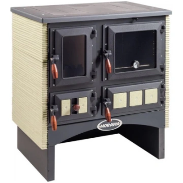Malkas plīts MORAVIA 9180 OFELIE 8kW, bēša