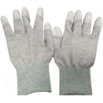Protective gloves | Size: L | ESD | copper,polyami
