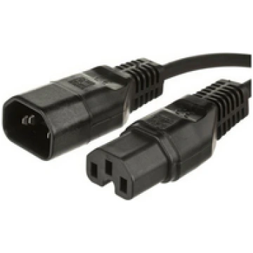 MicroConnect Jumper Cable C14 - C15 1m Black MAX. 