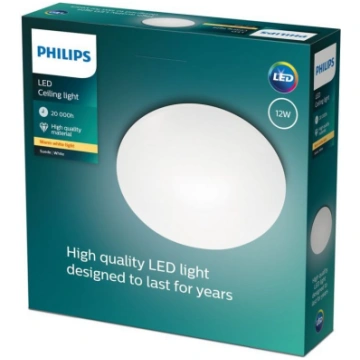 PHILIPS Suede griestu lampa balta 2700K 4x2.4W 871