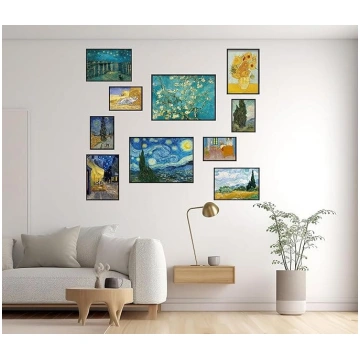 10 plakātu komplekts – Vincenta van Goga labākie d