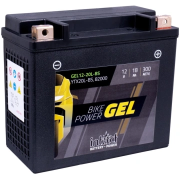 175 x 87 x 155 - + Intact Bike Power GEL 12V 18Ah(