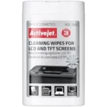 ActiveJet LCD matrix wipes 100 pcs tīrīšanas līdze
