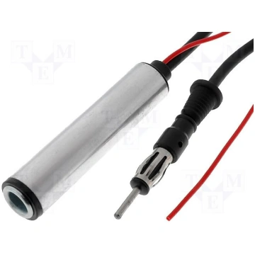 Universal car antenna amplifier AM/FM (DIN-DIN). A