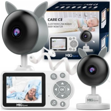 Mbg Line Baby Monitor Live Camera Night Mode LCD Z