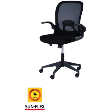 Darba krēsls Sun-Flex Hideaway, melna krās