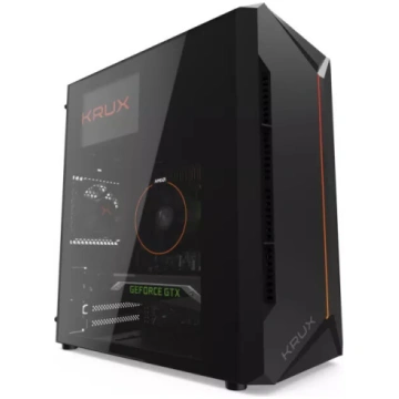 Datora korpuss KRUX Astro Cube Black — kubveida ko