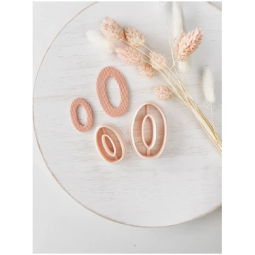 Polymer Clay Cutter, Oval Hoop Shapes for Earrings