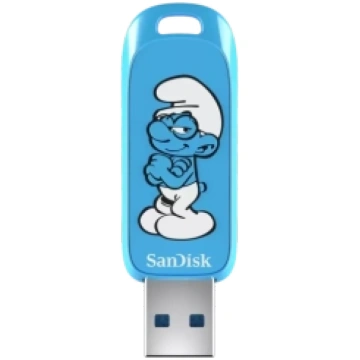 Zibatmiņa Sandisk Smurfs 64GB Brainy Smurf Edition
