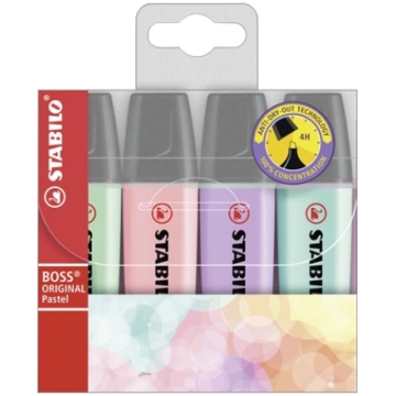 STABILO Boss Original Pastel marker 4 pc(s) Chisel