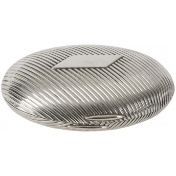 Apsudrabota tabakas kastīte Silver-plated snuffbox
