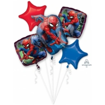 5 hēlija balonu komplekts "Zirnekļcilvēks / Spider