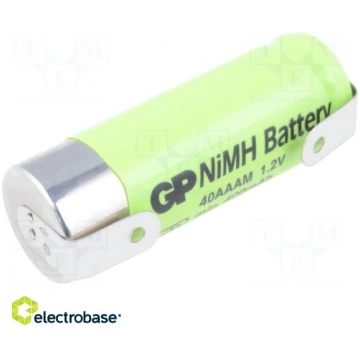 Akumulators: Ni-MH | 2/3AAA,2/3R3 | 1,2 V | 400 mA