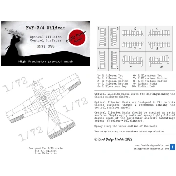 Grumman F4F-3/F-4 Wildcat - Optical Illusion Contr