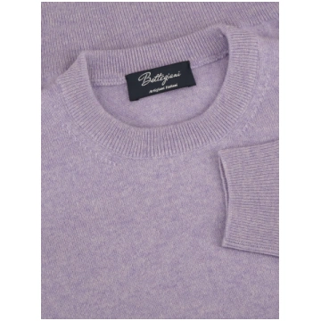 Classic Crewneck Lavandula 100% Cashmere - 58