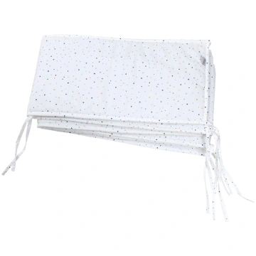 Nordbaby gultas apmale white dot
