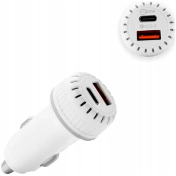 Ladowarka ECONOMY* LADOWARKA SAMOCHODOWA USB+TYP-C