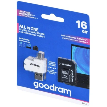 Goodram M1A4-0160R12 memory card 16 GB MicroSDHC C