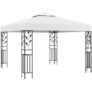 vidaXL dārza nojume, 3x3 m, balta, 180 g/m² Nav no