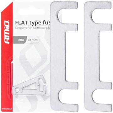 Drošinātāji Car FLAT type fuses 41mm 80A AMIO-0349